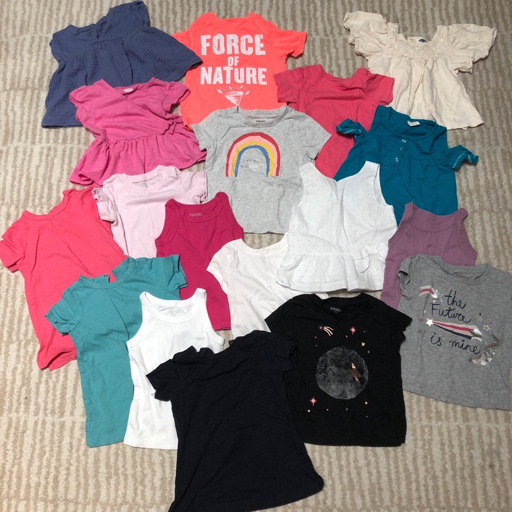 Lot of 18-24m girls summer tops